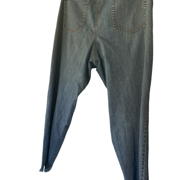 WOMEN'S L.A.blues DENIM JEANS, SIZE 20W Boot Cut Light Frayed Bottoms - Picture 2 of 14